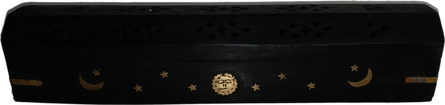 Coffin Style Celestial Incense Box and Burner