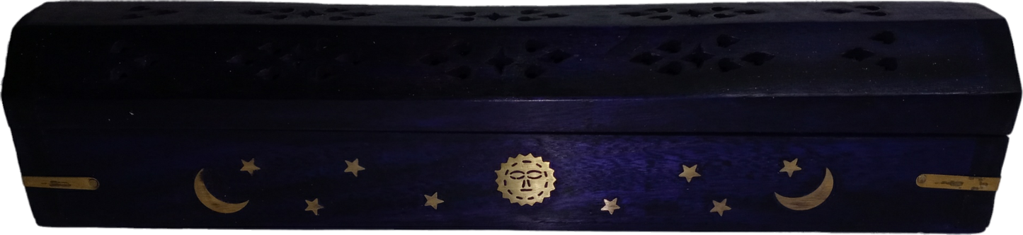 Coffin Style Celestial Incense Box and Burner