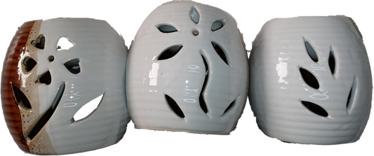 Ceramic Potbelly Oil Burner