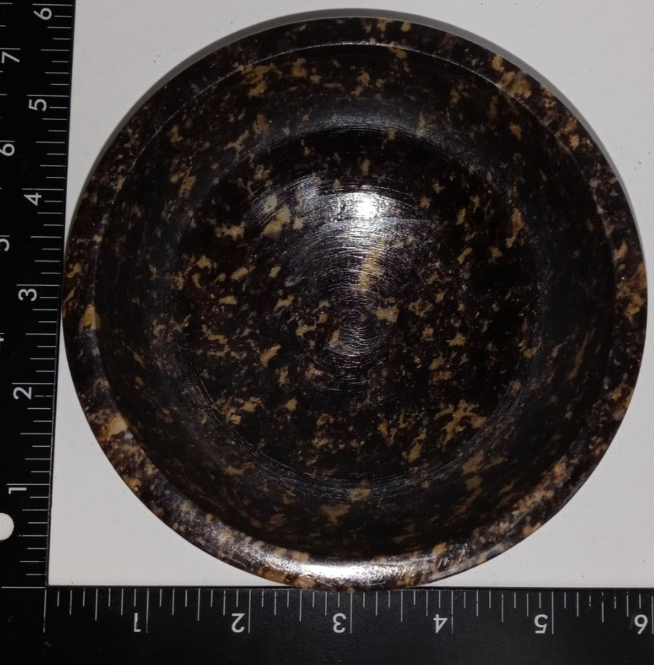 5" x 2" Carved Soapstone Smudge Bowl