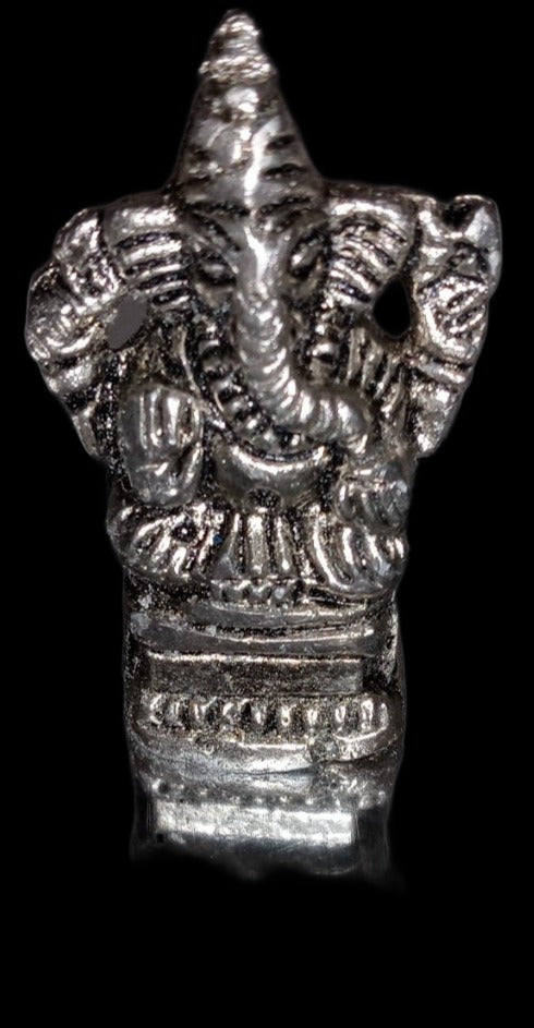 4.5" Ganesh Aluminum Incense Burner