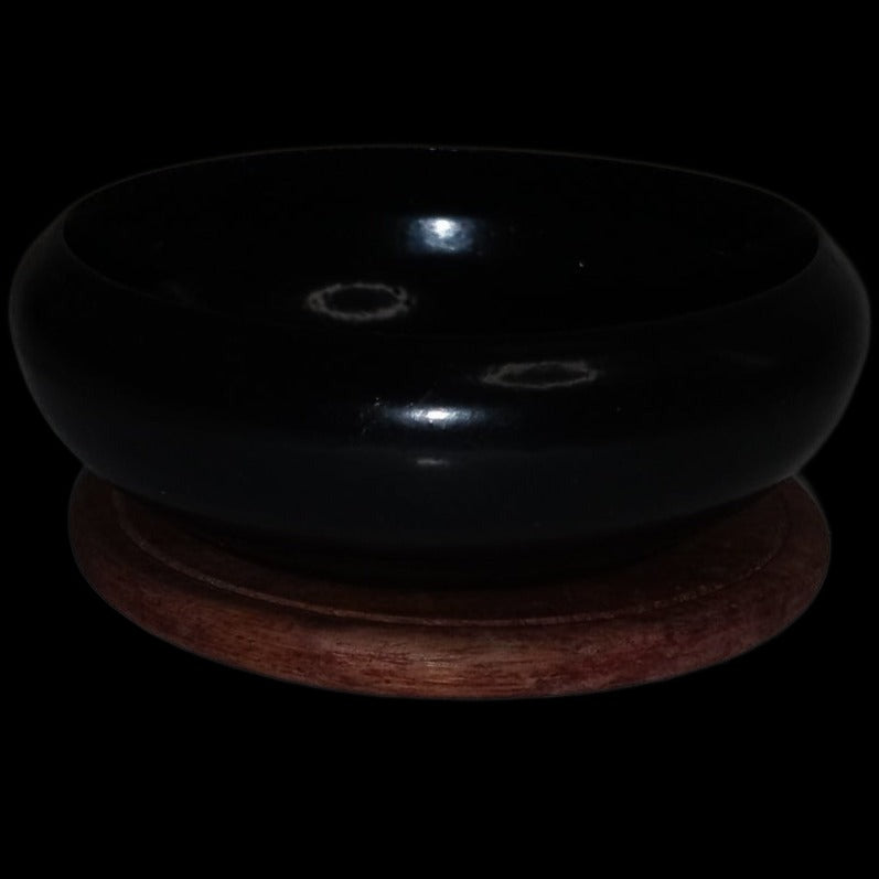 3" Metal Charcoal/Incense Burner with Wooden Coaster