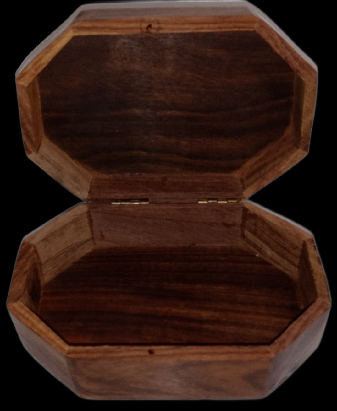 4" x 6" Hand Carved Wood Stash Box