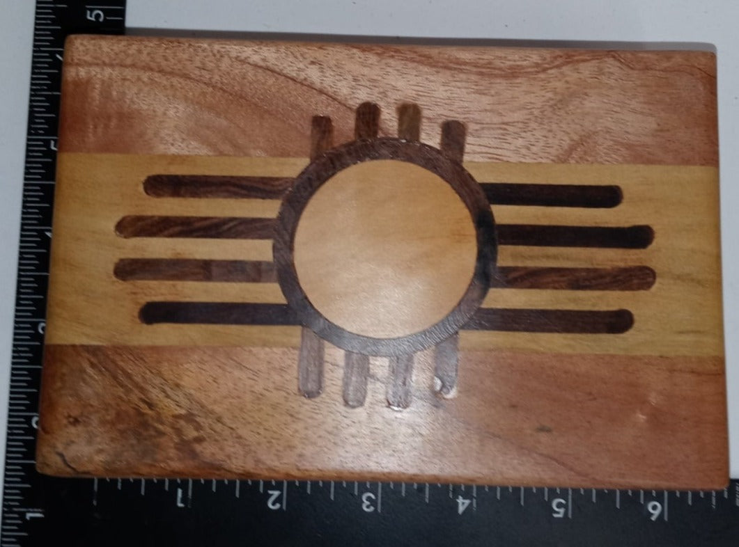 4" x 6" Zuni Sun Stash Box