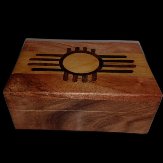 4" x 6" Zuni Sun Stash Box