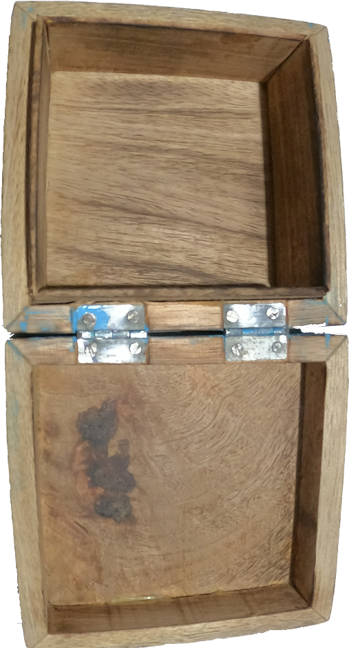 Wooden Ankh Stash Box