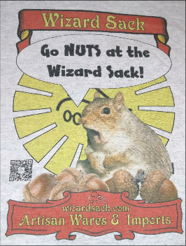 Wizard Sack Squirrell T-Shirt